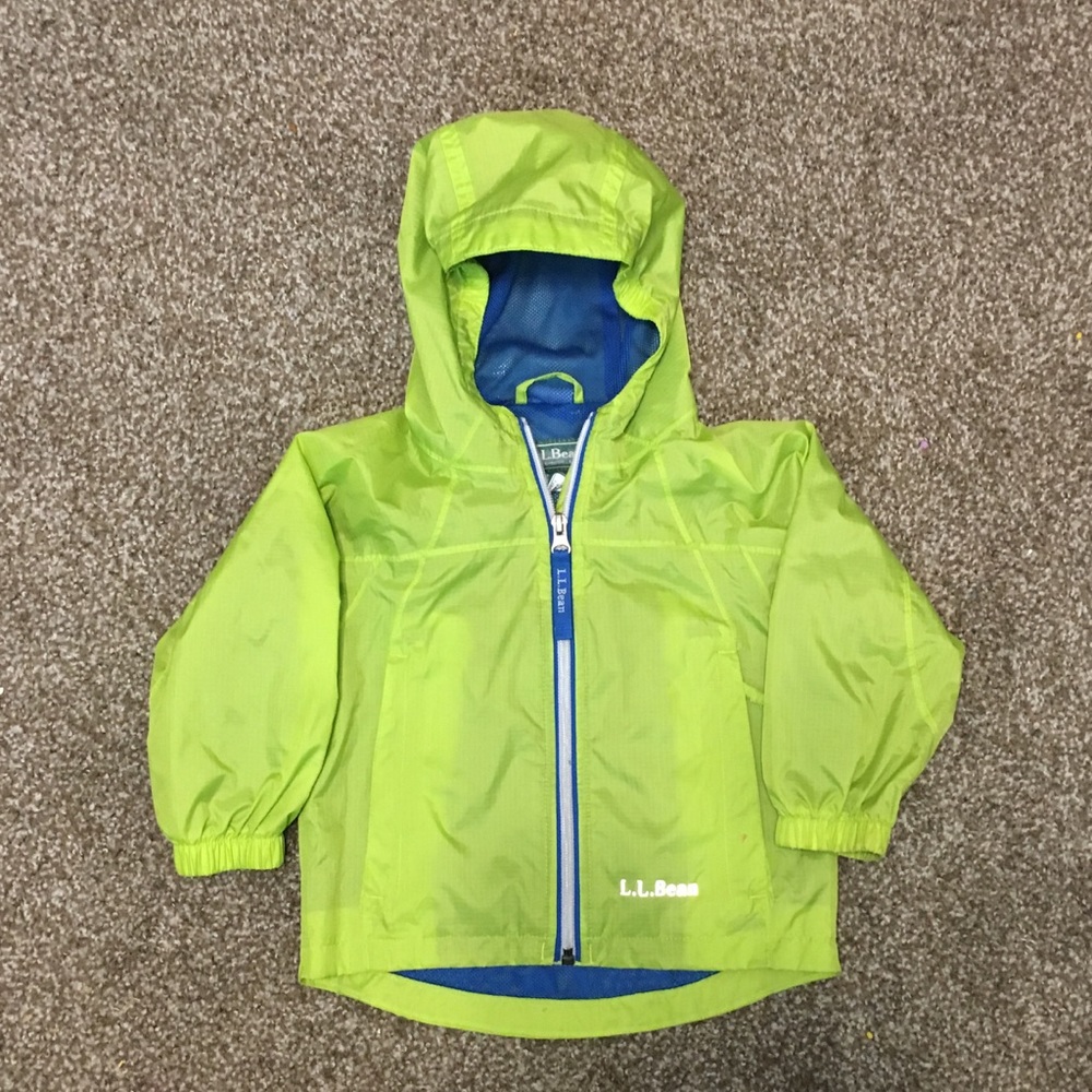 LL Bean Toddler Discovery Rain Jacket 2T